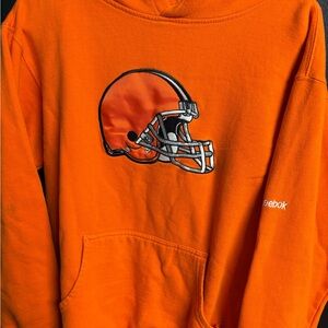 Reebok Orange Sweater Bold Design